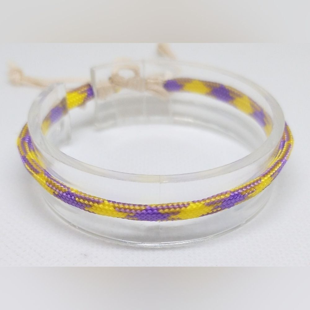 Men's bracelet striped‎ punk new e81